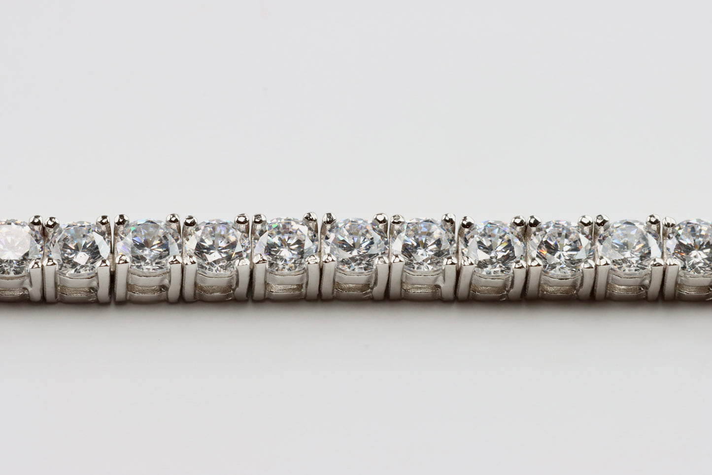 Silver CZ Tennis Bracelet