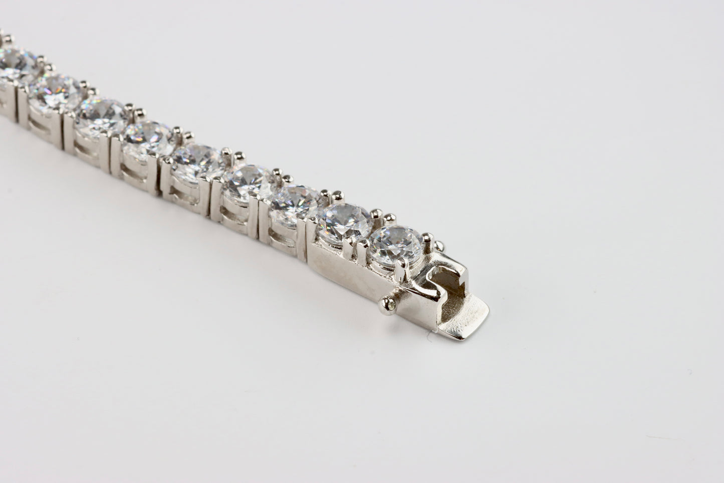 Silver CZ Tennis Bracelet