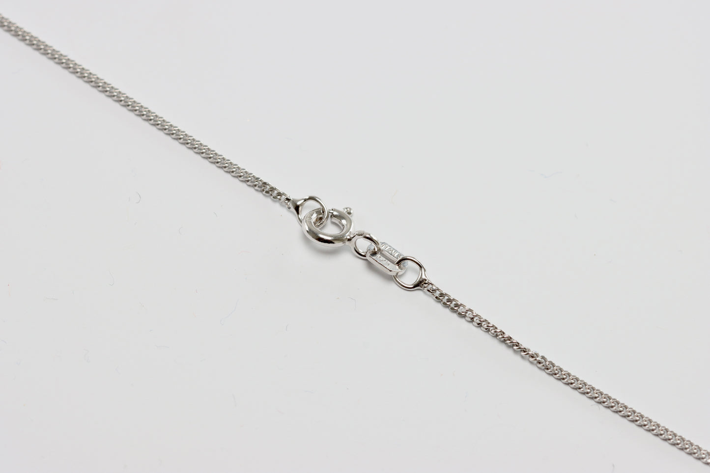 Silver Yellow CZ Cross Necklace