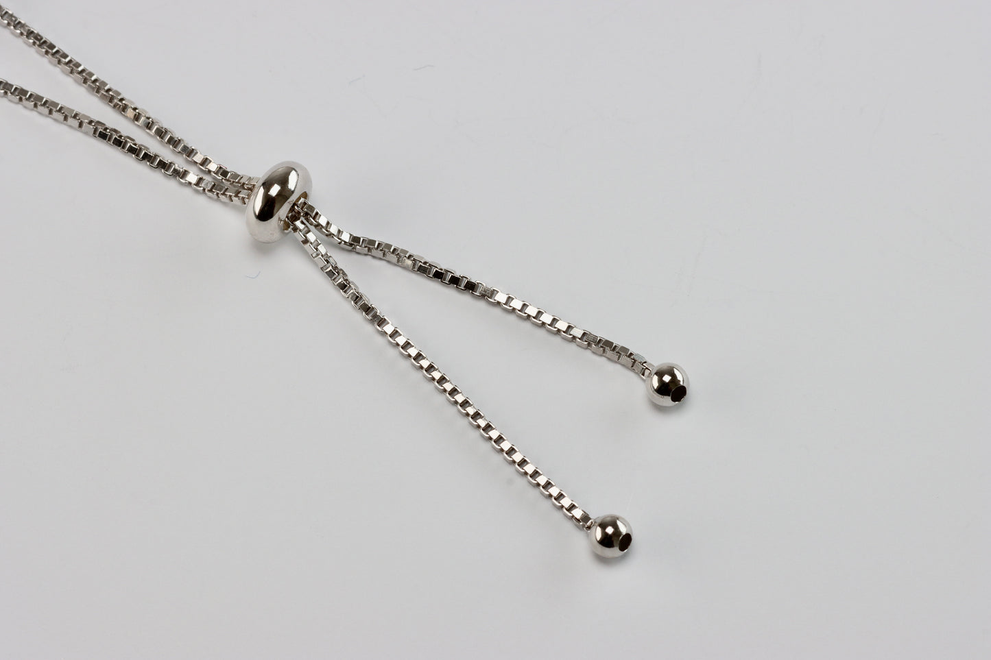 Silver CZ Slider Tennis Bracelet