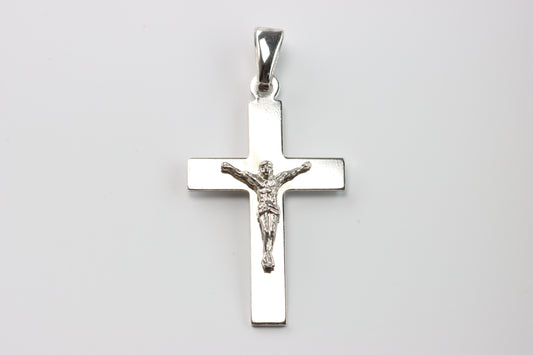 Small Silver Crucifix Pendant