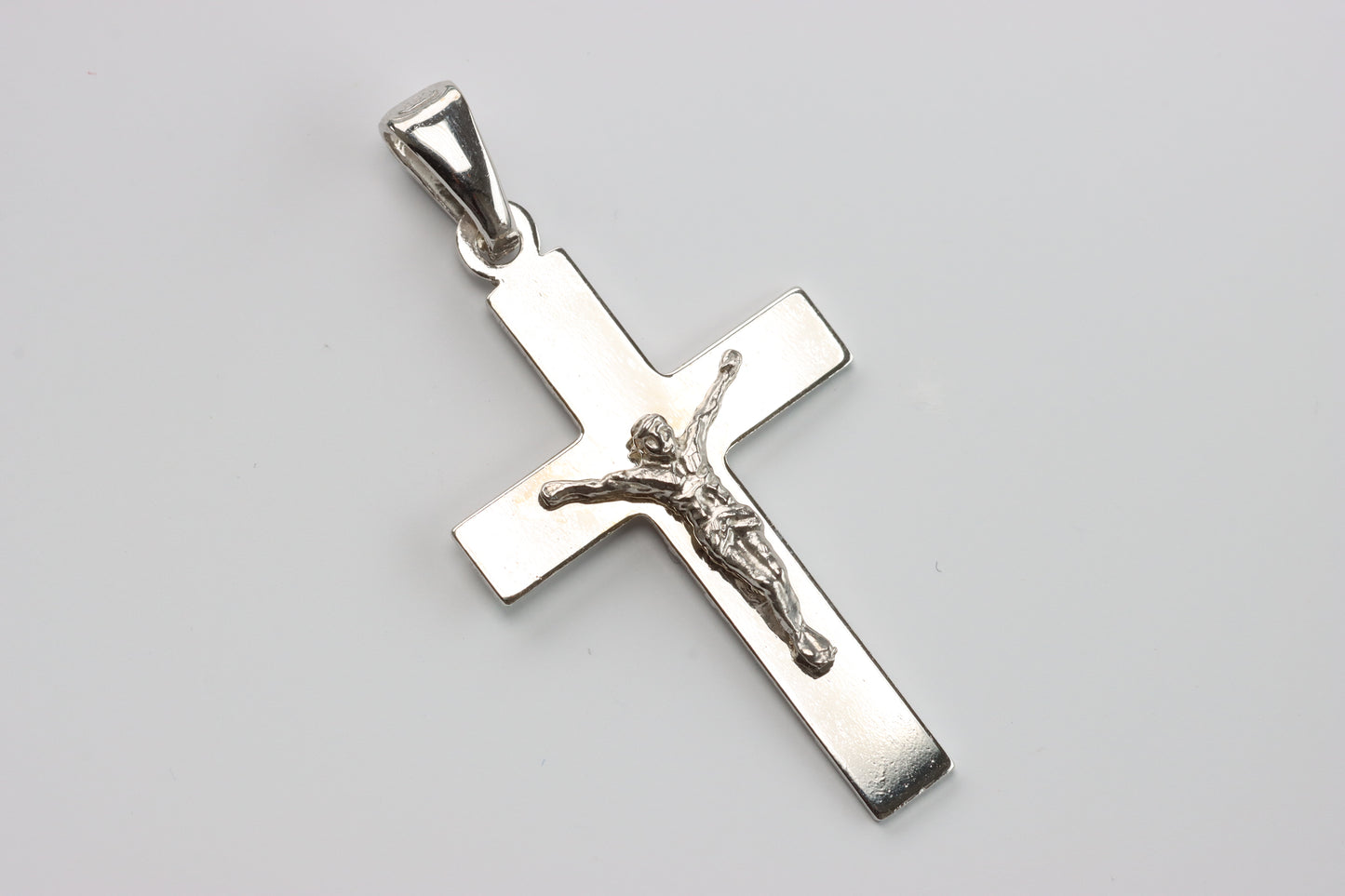 Small Silver Crucifix Pendant