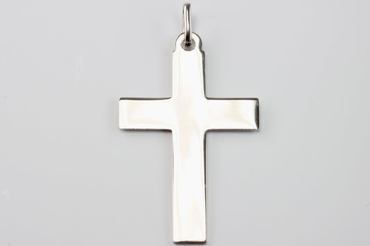 Silver Plain Cross Pendant