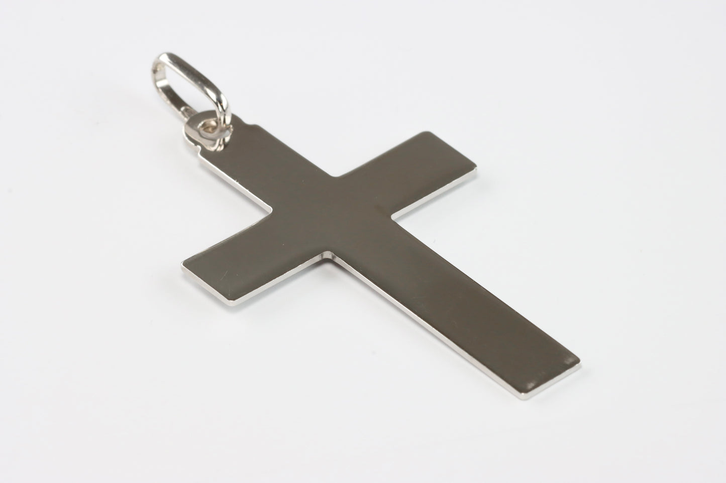 Silver Plain Cross Pendant