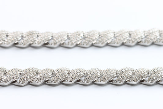 Silver Chunky Cuban Link Chain