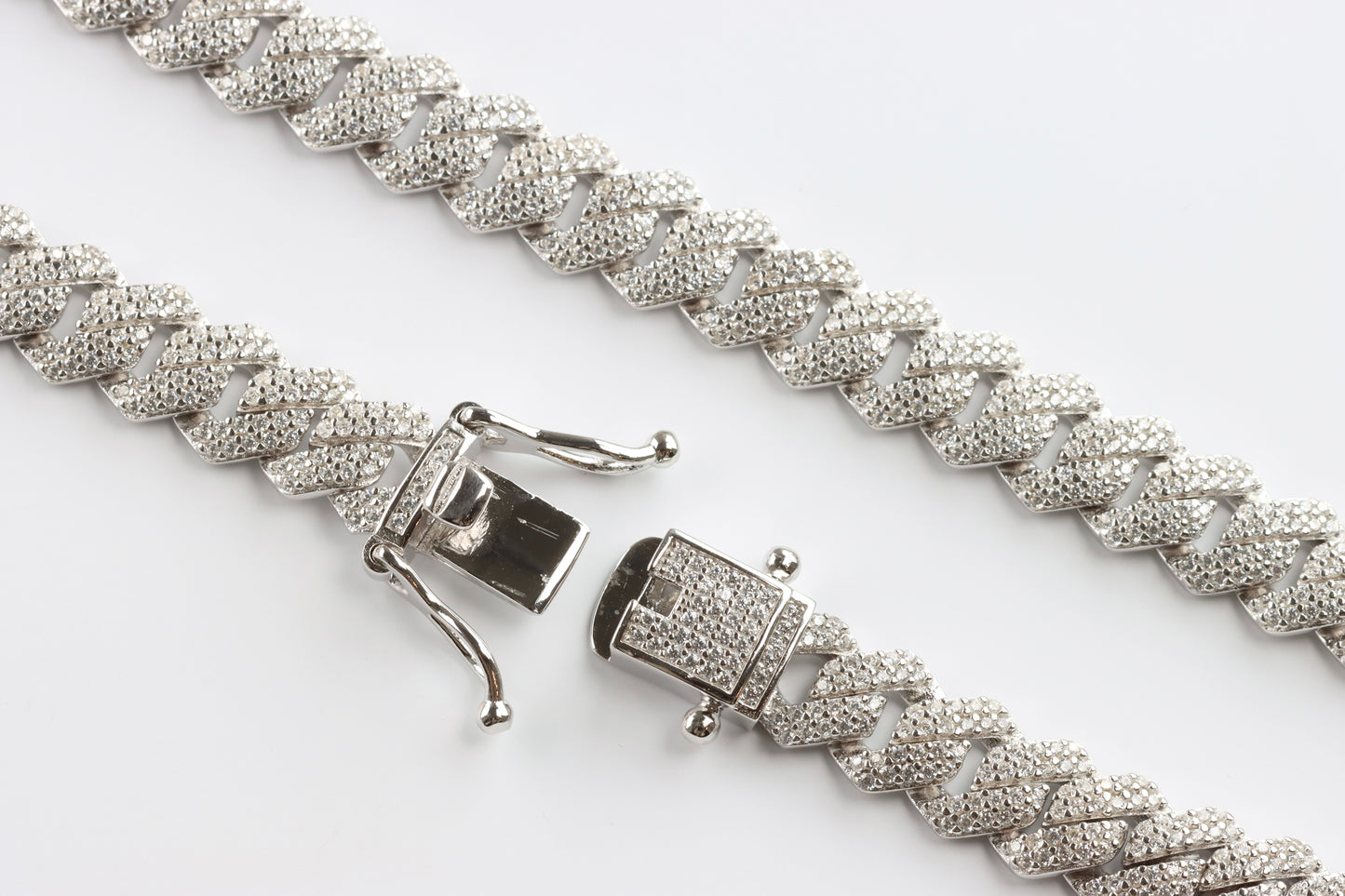 Silver Chunky Cuban Link Chain