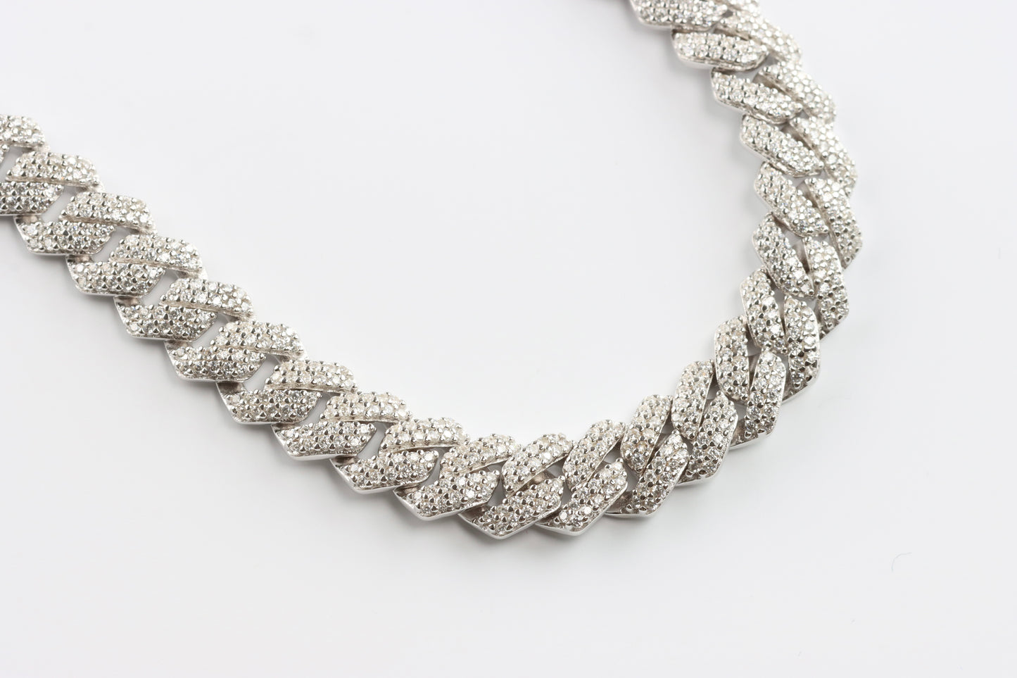 Silver Chunky Cuban Link Chain