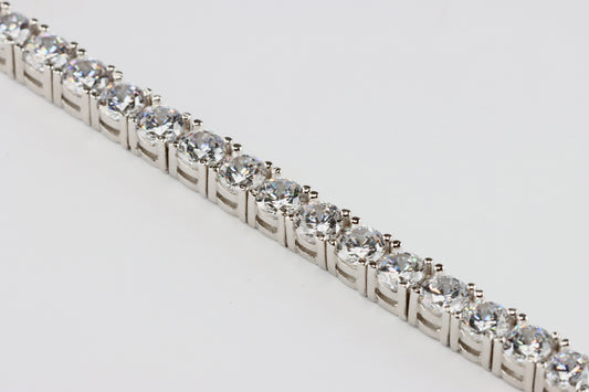 Silver CZ Tennis Bracelet