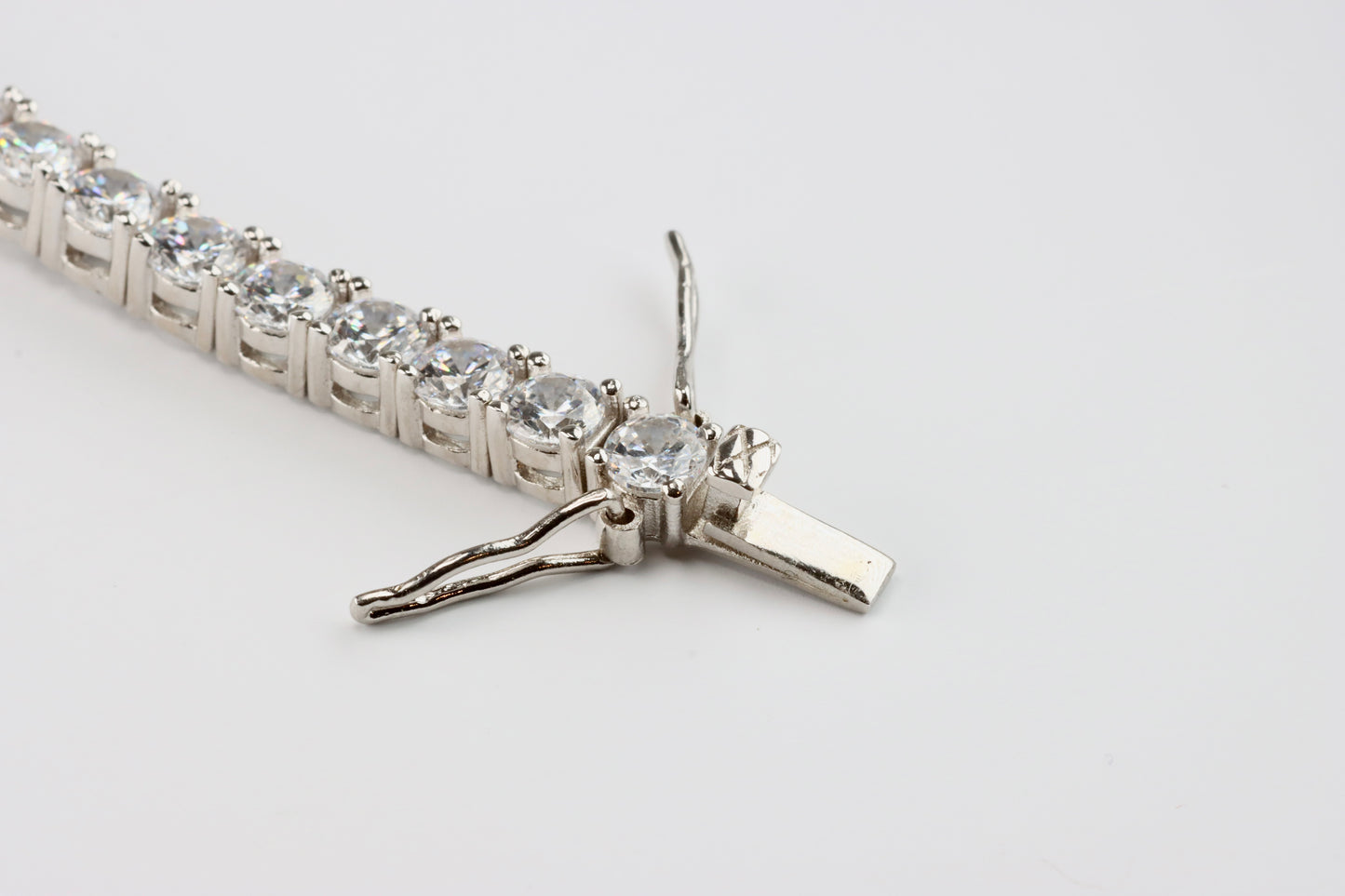Silver CZ Tennis Bracelet