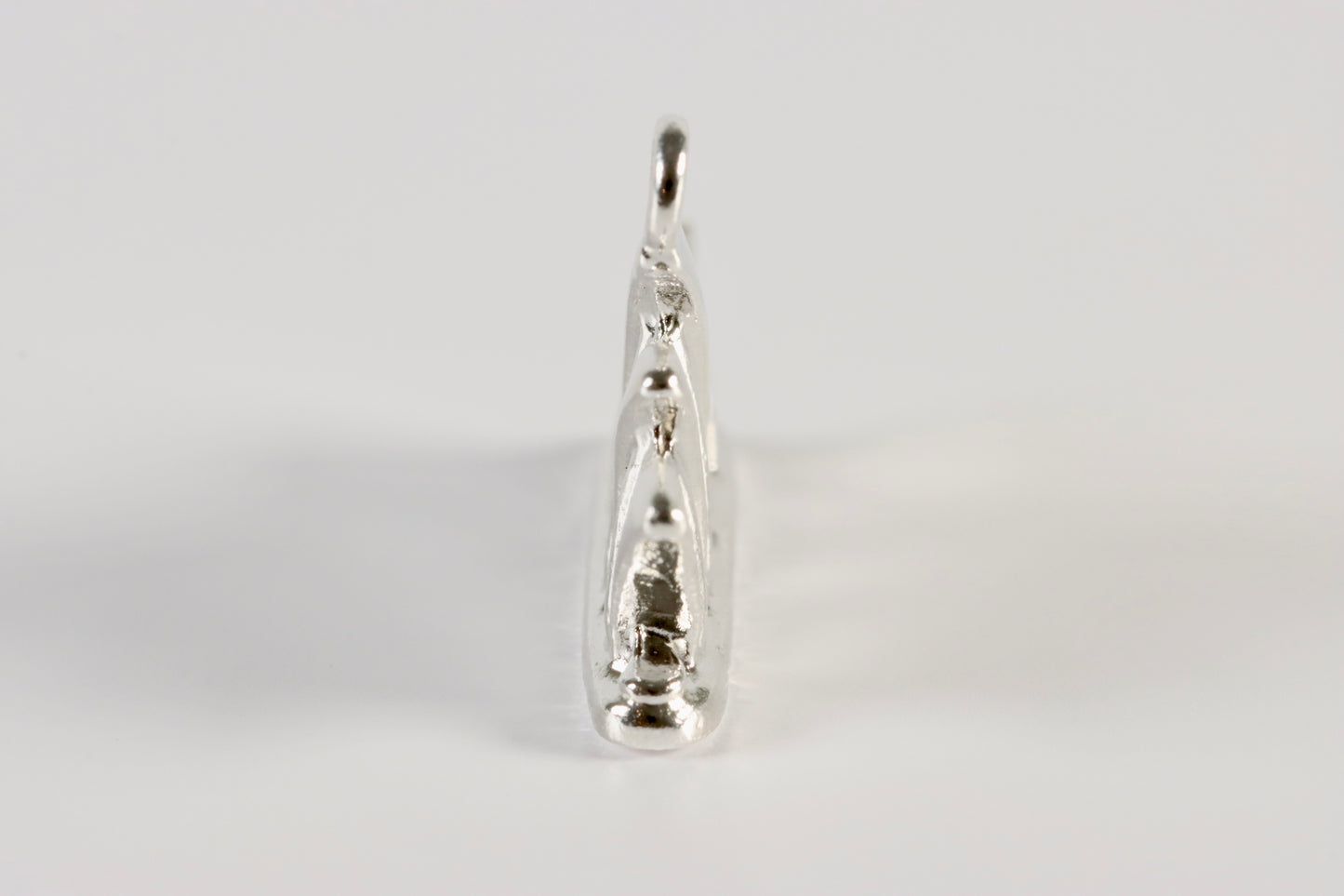 Silver Boat Charm Necklace