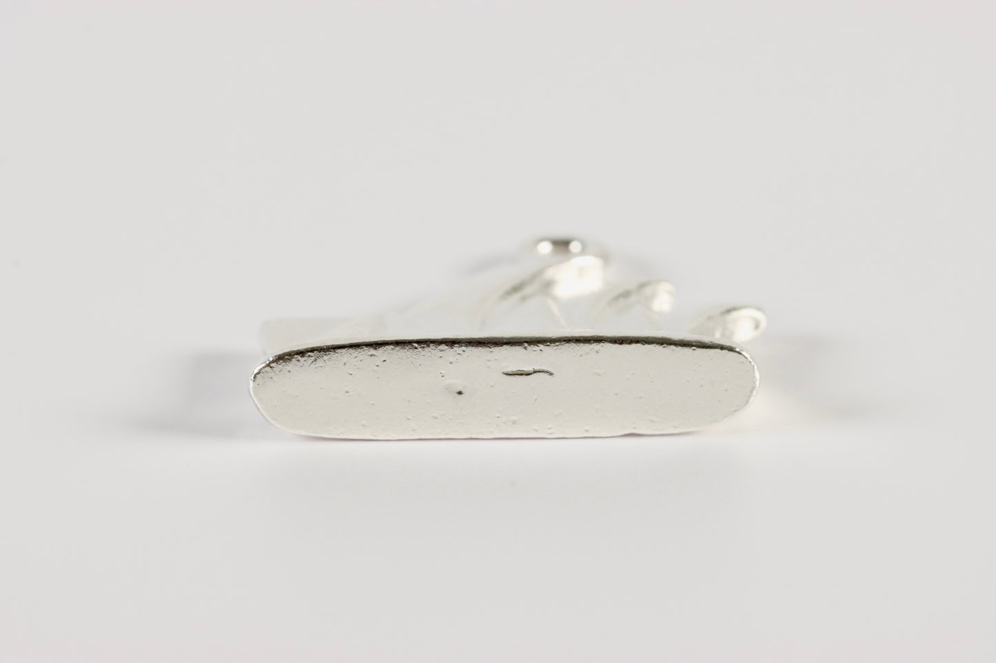 Silver Boat Charm Necklace