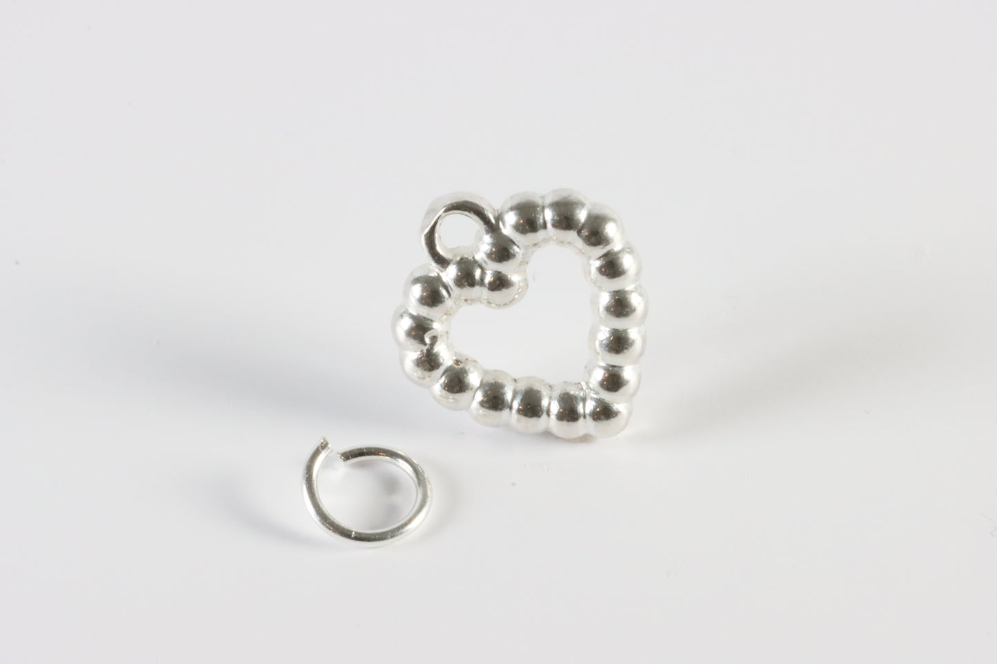 Silver Heart Charm Necklace