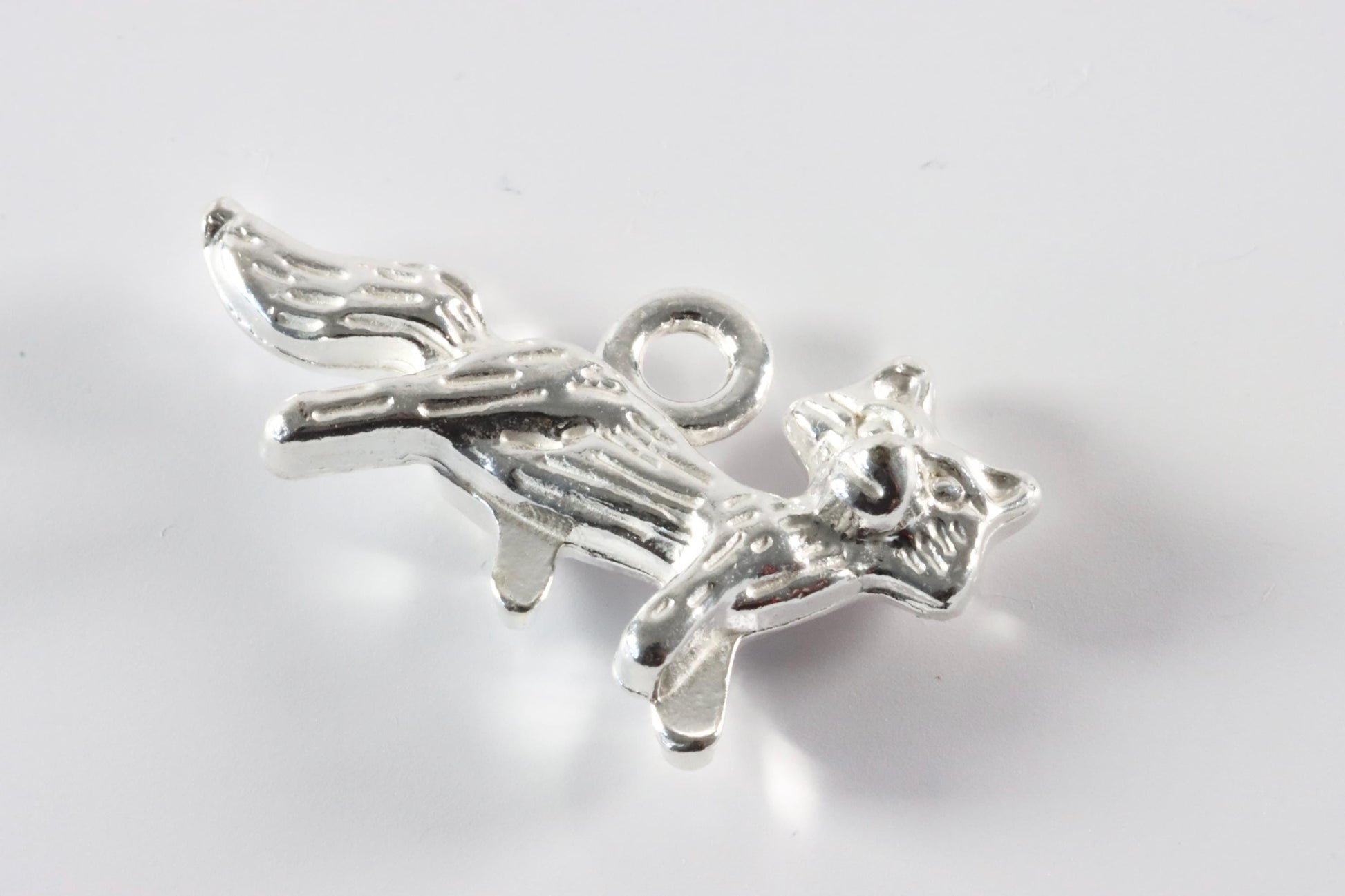 Silver Fox Charm Necklace