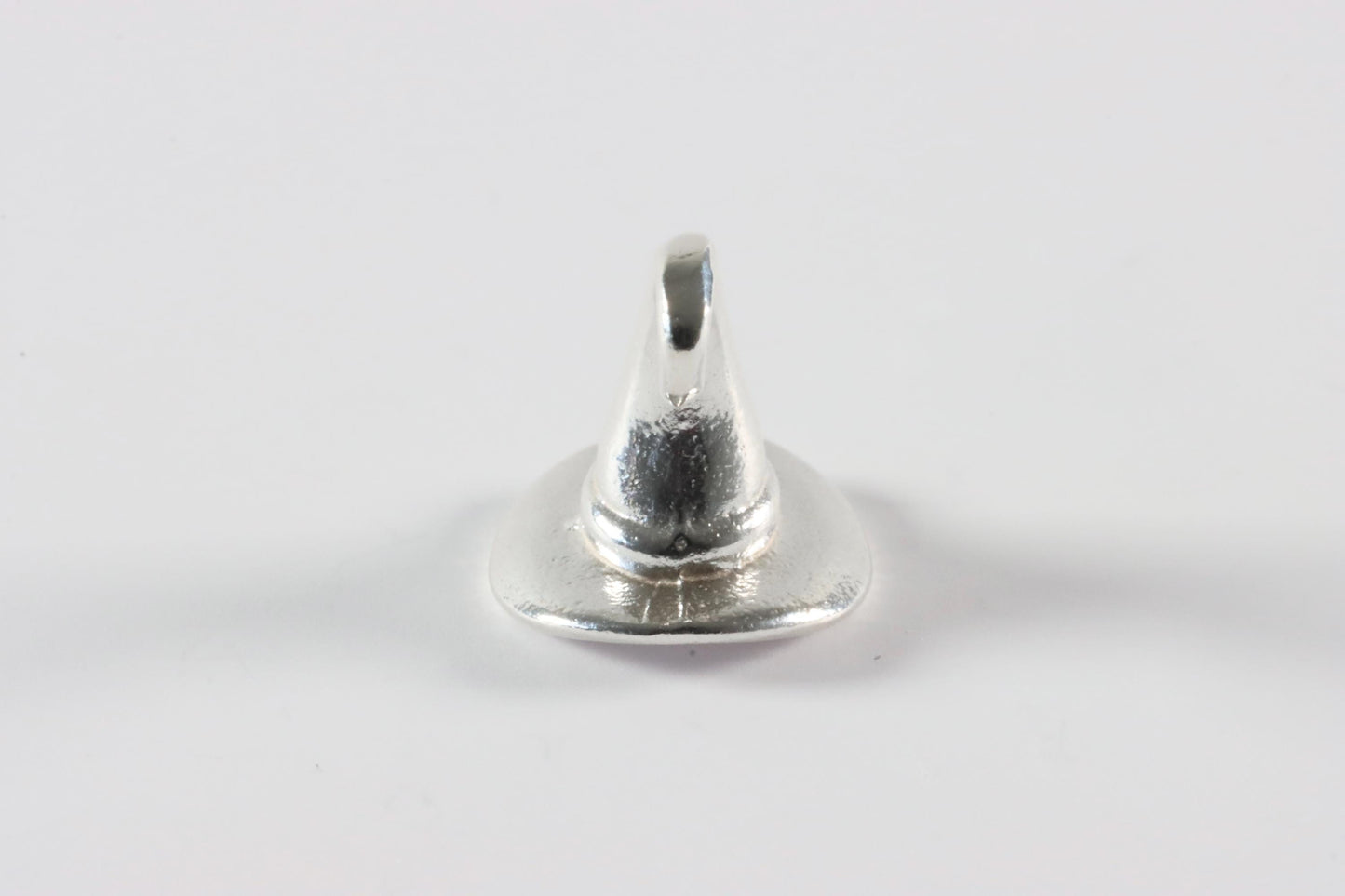 Silver Witches Hat Charm Necklace