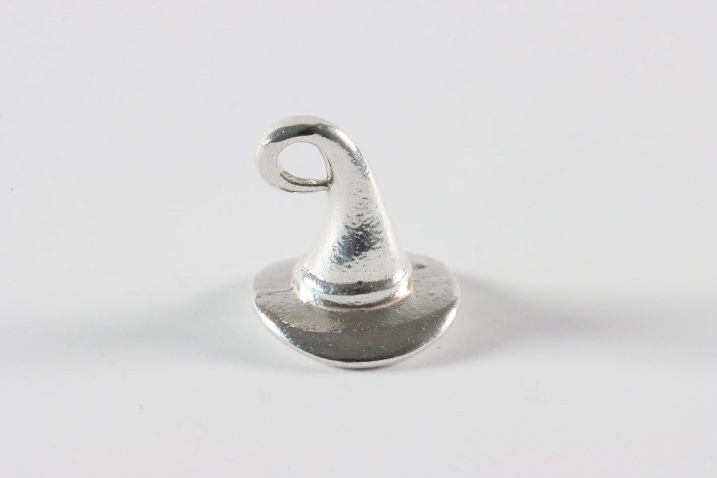 Silver Witches Hat Charm Necklace