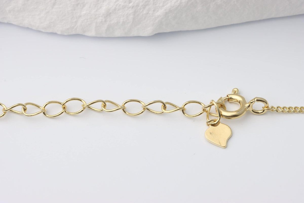 Gold Plated Geometric CZ Pendant Necklace, Art Deco Statement Jewellery, Gift for Her